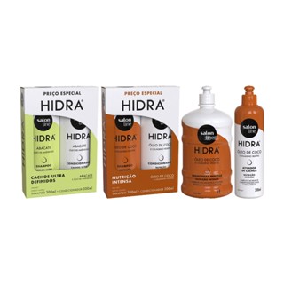 Kit Nutrição e Definição com proteção UV para Cachos e Crespos Salon Line