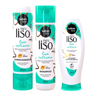 Kit Meu Liso Extremo com Defrizante Térmico | Salon Line