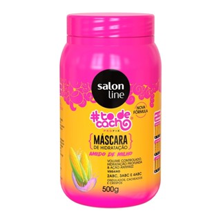 Máscara de Hidratação #todecacho Amido De Milho controle e maciez Salon Line 500g