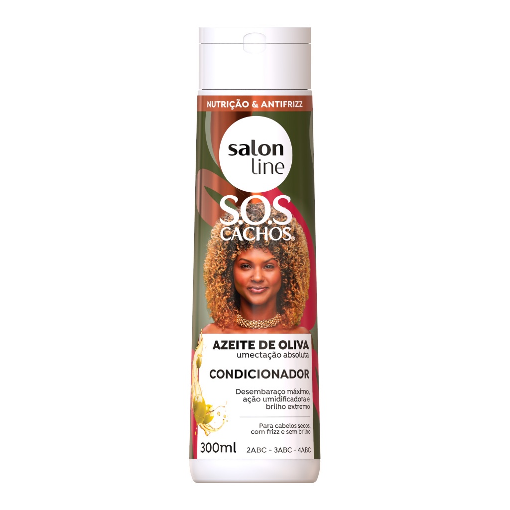 Condicionador SOS Cachos Azeite de Oliva Salon Line 300ml