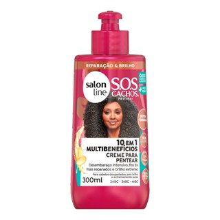 Creme para Pentear SOS Cachos + Poderosos 3 a 4ABC Salon Line 300ml