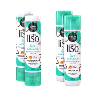 Shampoo e Condicionador para Cabelo Liso | Meu Liso Extremo