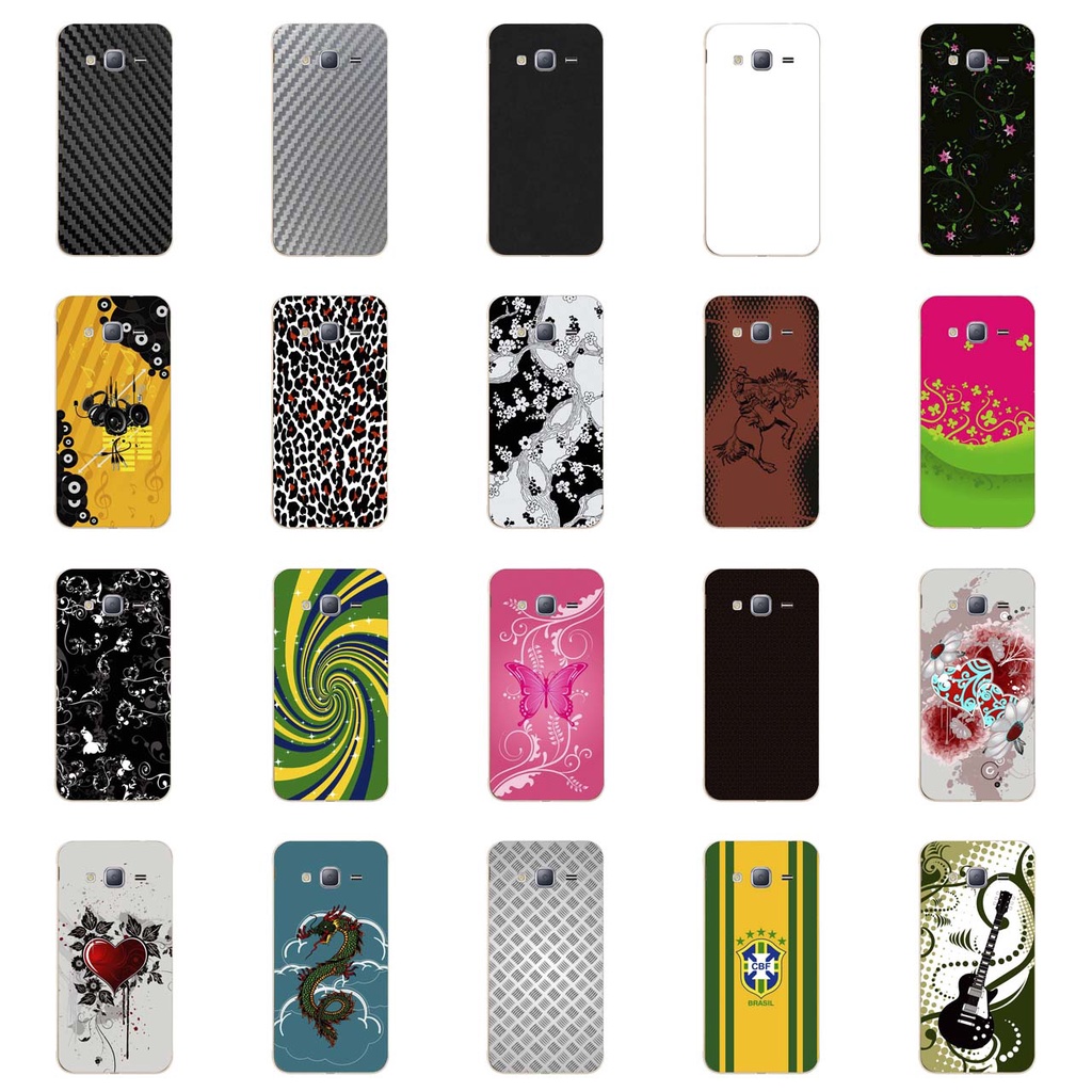 Capa Adesivo Skin349 a 368 Verso Para Samsung Galaxy J3 J300/j320
