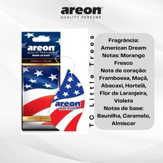 Aromatizante Automotivo Mon Areon American Dream O Melhor cheirinho para carros e ambientes do mundo tipo Little Trees