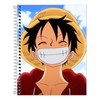 Caderno Luffy Capa Dura 10 Matérias 160 Folhas em Oferta na Shopee