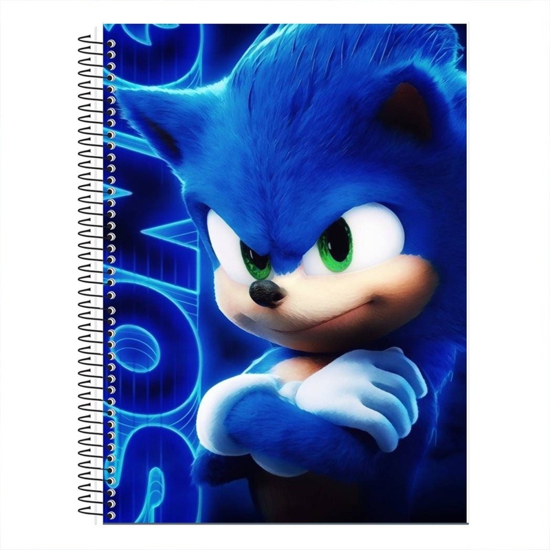 Caderno Sonic Edição Especial – Capa Dura Luxo 80 Folhas 1 Matéria Premium em Oferta na Shopee