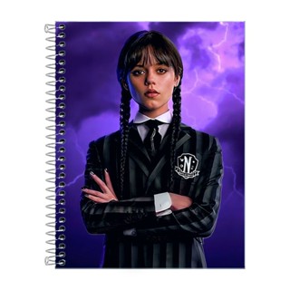 Caderno Wandinha Addams Capa Dura 20 Matérias 320 Fls