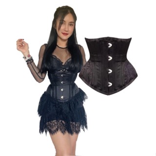 12Steel Rib Jacquard Curved Cross-Protection Hourglass Tailored Clothes Strong Belly Holding Doublet Waist Retro Waist Clip
