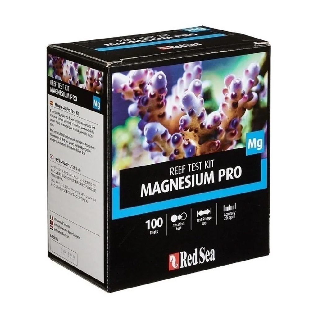 TESTE RED SEA REEF TEST KIT MAGNESIUM PRO (MG) - 100 TESTES