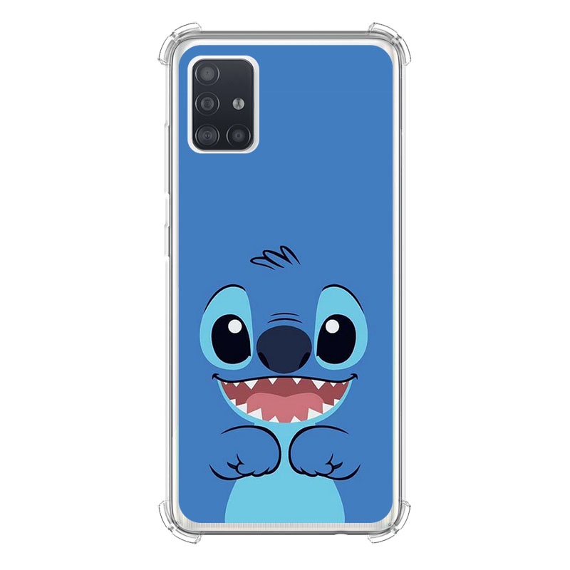 Capa para Galaxy A01, A01 Core, A02, A02s, A03, A03s, A03 Core, A04, A04e A10, A10s, A11, A12, A13, A14, A8 2018, M10, M21, M31, M51, M52 - Stitch 2