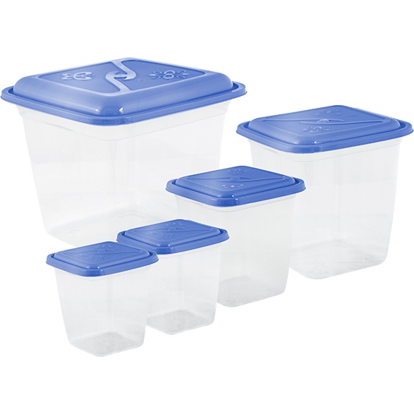 Conjunto Kit Mantimentos para Cozinha Transparente 3 ou 5 Peças