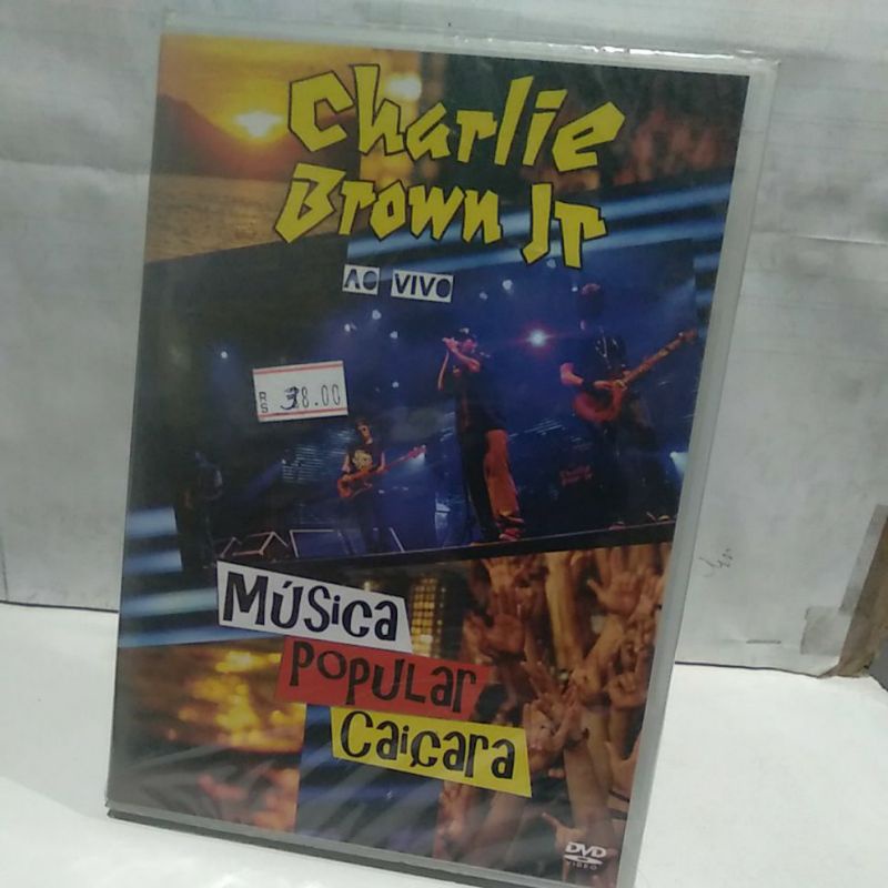 DVD CHARLIE BROWN JR -AO VIVO MÚSICA POPULAR CAIÇARA TIRAGEM AB-15000