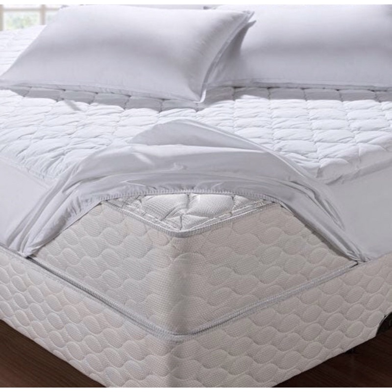 Protetor De Cama Impermeável Box Capa De Colchão, Solteiro, Casal, Queen, King, Mini berço