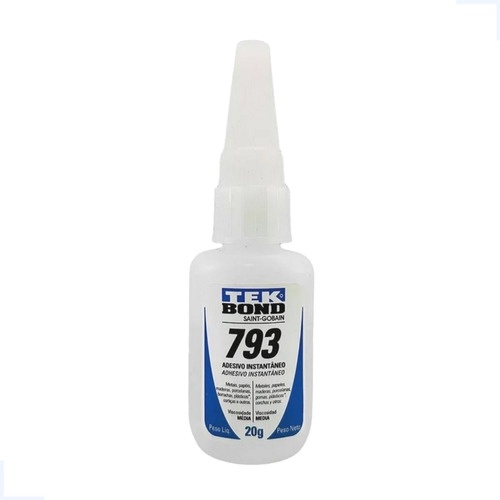 Adesivo Cola Instantâneo 793 20g Tek Bond Antientupimento