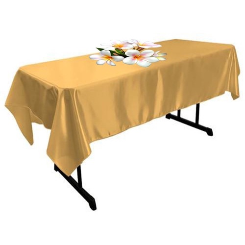 1 Toalhas De Mesa  3.00x1.50 Cetim Dourado Azul Varias Cores