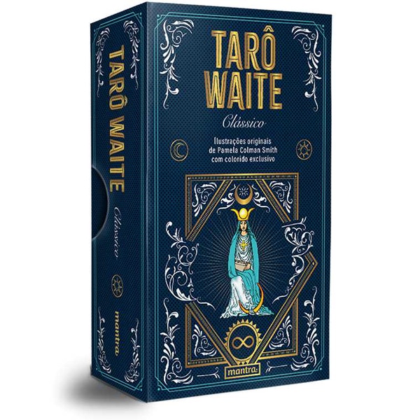 Livro -Tarot Waite Clássico – Deck com 78 cartas ilustradas por Pamela Colman Smith - Mantra em Oferta na Shopee