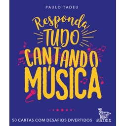 Livro -Responda tudo cantando música - Matrix em Oferta na Shopee