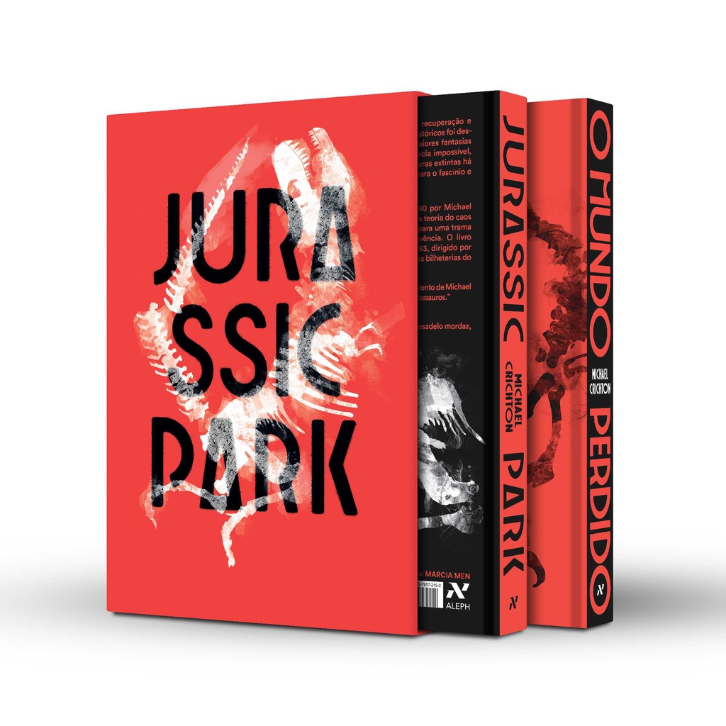 Livro -Box Jurassic Park - Edição capa dura - Editora Aleph em Oferta na Shopee