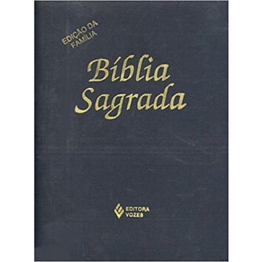 Livro -Bíblia Sagrada - Ed. Família média zíper - Editora Vozes em Oferta na Shopee