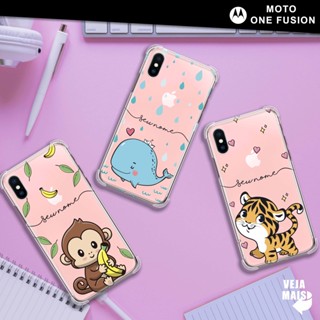 Capa Capinha - Moto One Fusion - Animais Fofinhos Personalizado