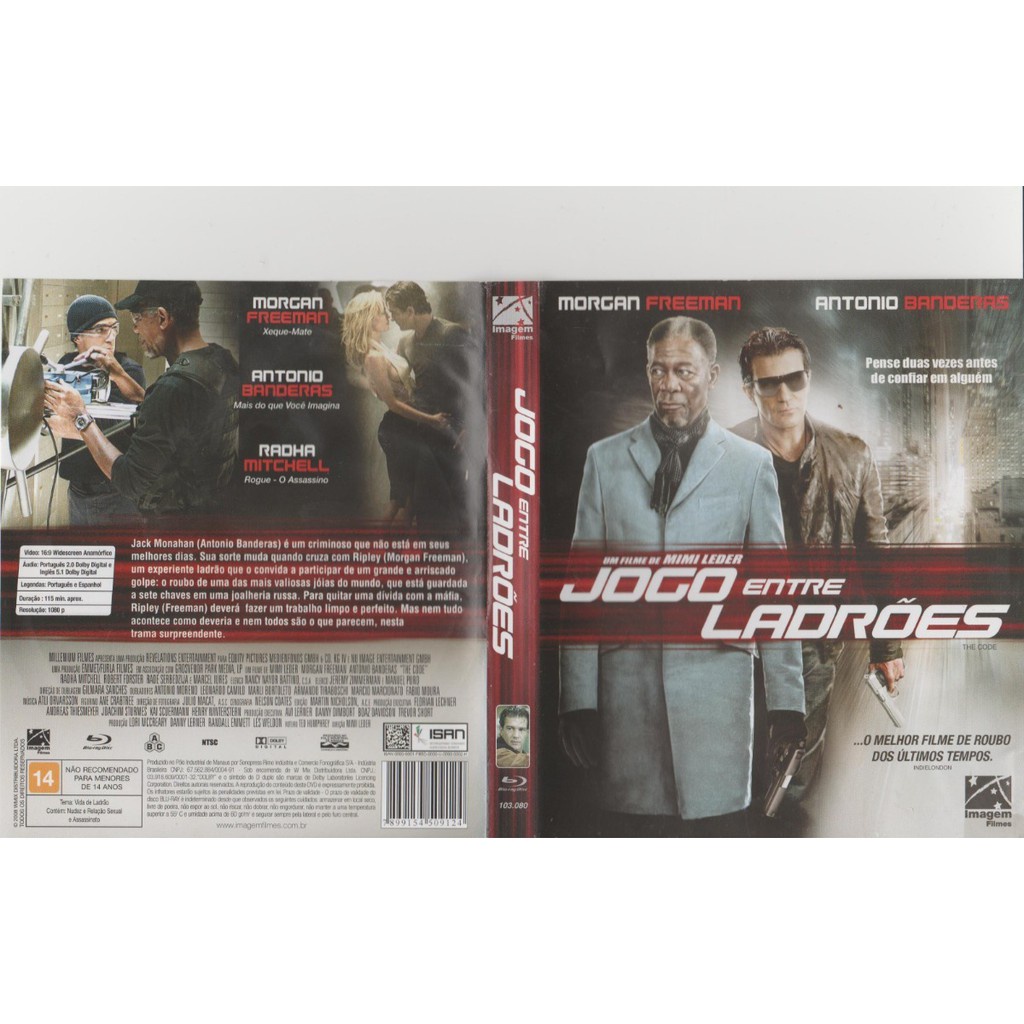 Blu Ray Jogo Entre Ladrões 2008 Morgan Freeman Original