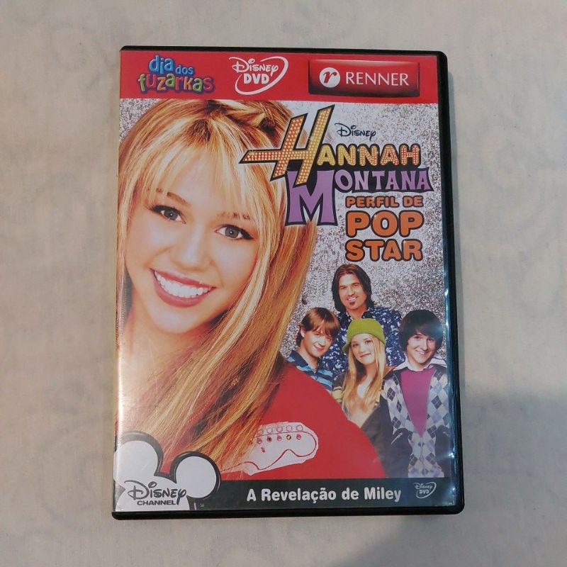 DVD Hannah Montana - Perfil de Pop Star: A Revelação de Miley (Ed. Dia dos Fuzarkas Renner)