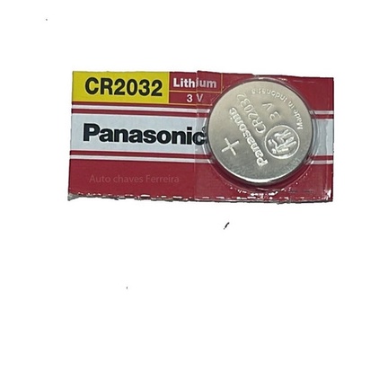 Kit 2 Bateria Cr2032 Panasonic Controle E Chave Canivete em Oferta na Shopee