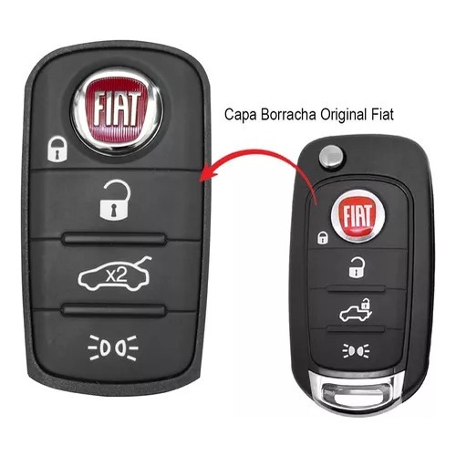 Botão Frontal Capinha Reparo Chave Toro Argo Original em Oferta na Shopee