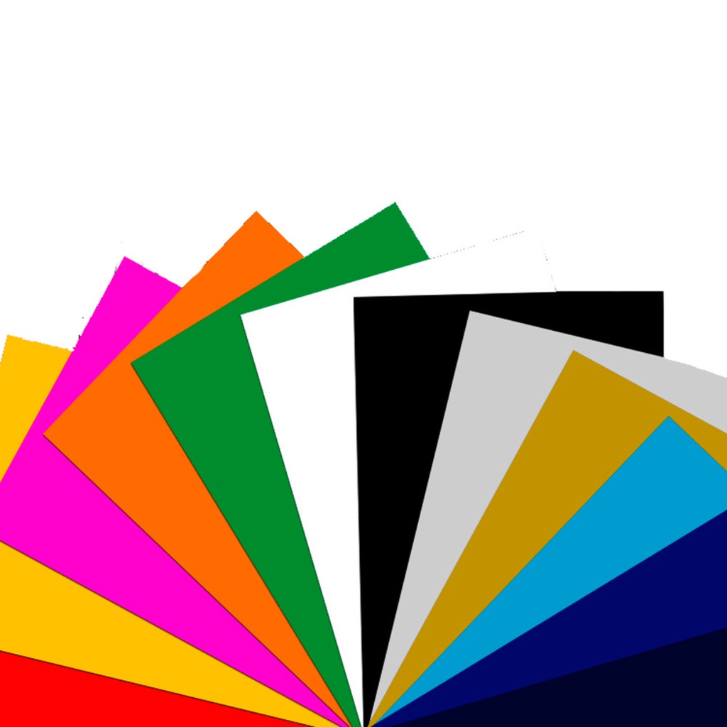 12 Folhas A4 de Filme de Recorte Termocolante Power Film Premium 12 Cores - 1 Folha de Cada Cor em Oferta na Shopee