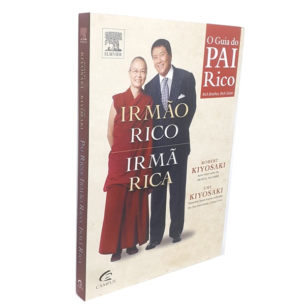 Livro Irmãio Rico, Irmã Rica - O Guia do Pai Rico - Robert Kiyosaki ; Emi Kiyosaki