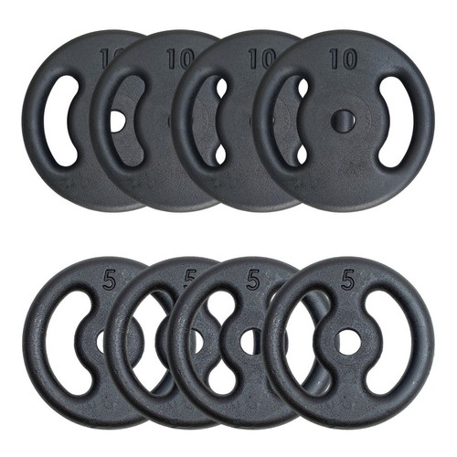 20kg De Anilhas Diversificadas Para Musculação