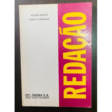 Livro Redação - Volnyr Santos - Sagra - 1975