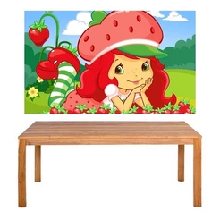 Painel Moranguinho Festa Banner 100x60 2