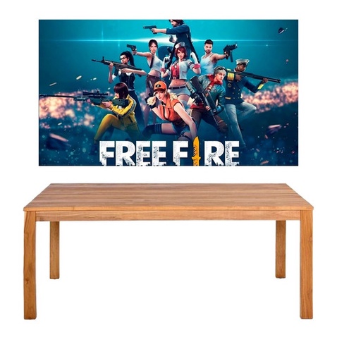Painel Free Fire Festa Banner 100x60 em Oferta na Shopee