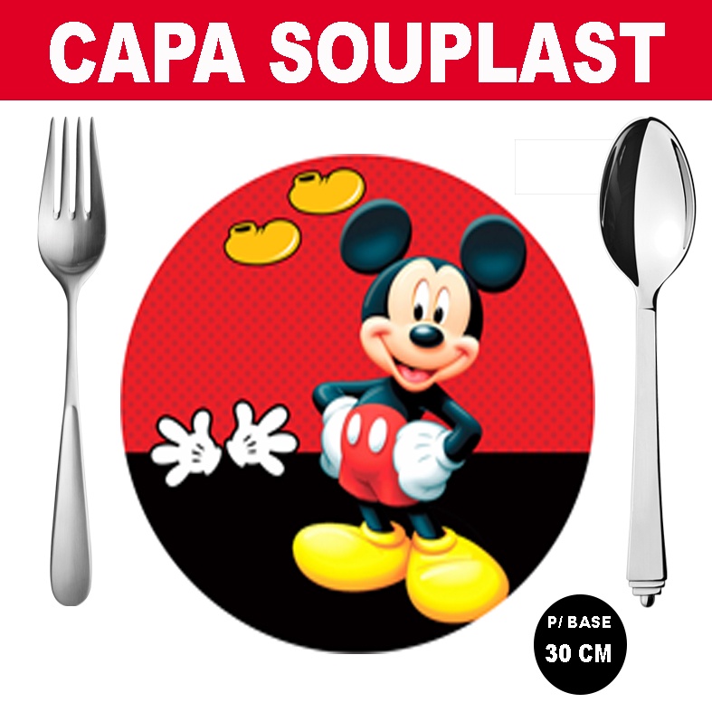 Capa Infantil Personalizado Sousplat c/elástico 02 30cm