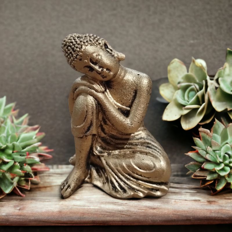 Imagem Estatua estatueta Buda tibetano.