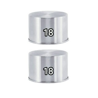 Kit Assadeira Redonda ALTA 18 x10 Forma Bolo 2pçs