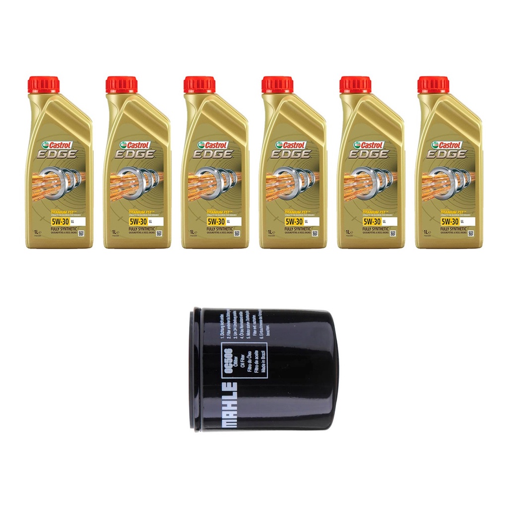 Kit Troca Óleo Castrol Edge 5w30 Fusion 2.0 Ecoboost 2013/