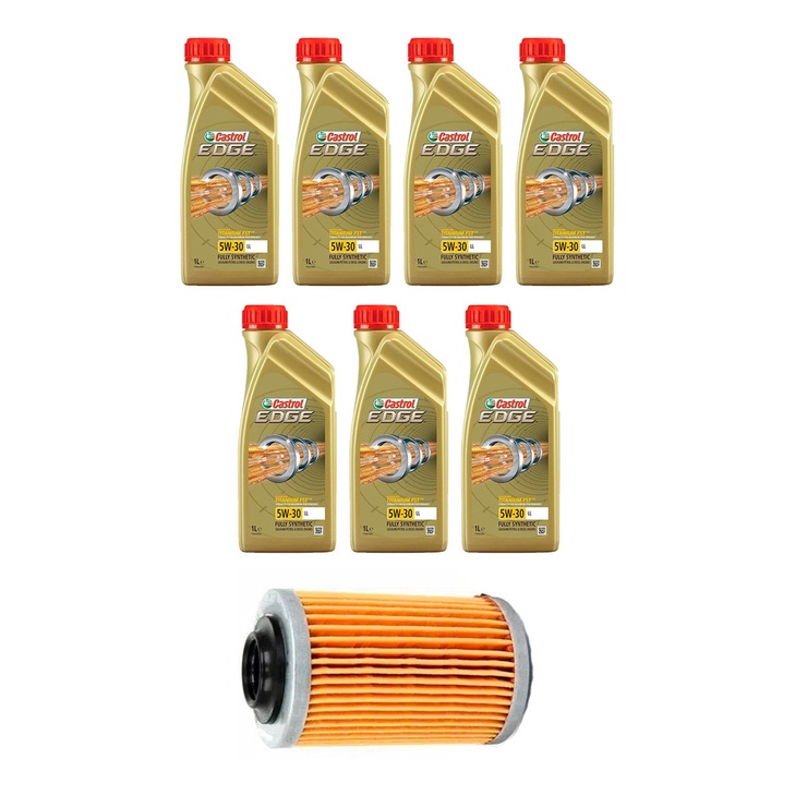 Kit Troca Óleo Castrol Edge 5w30 Gm Omega 3.6L V6 2005/2011