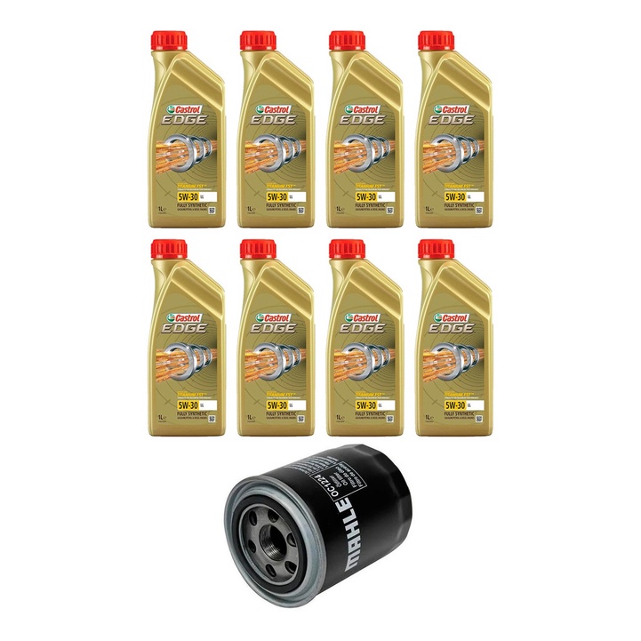 Kit Troca Óleo Castrol Edge 5w30 Kia Bongo 2.5 2012/