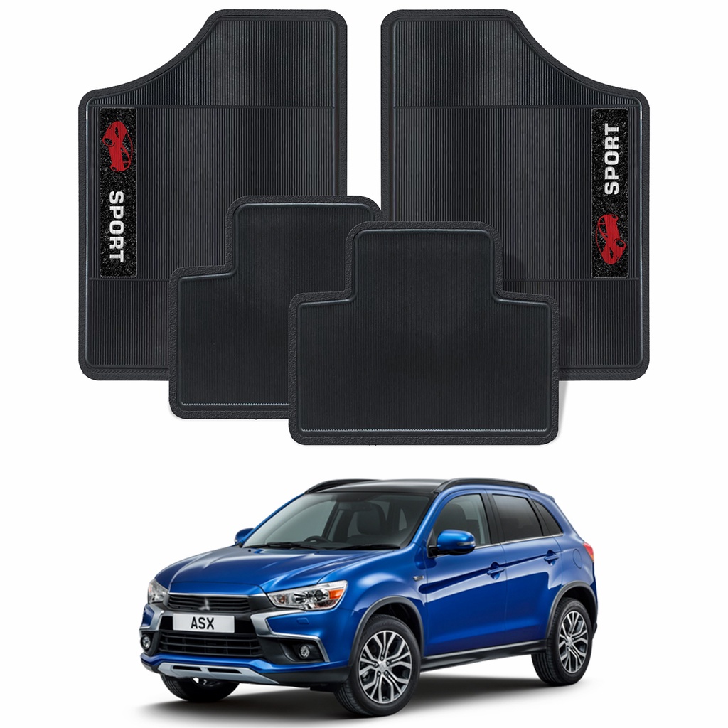 Tapete Personalizado para o Mitsubishi Asx 04 Peças