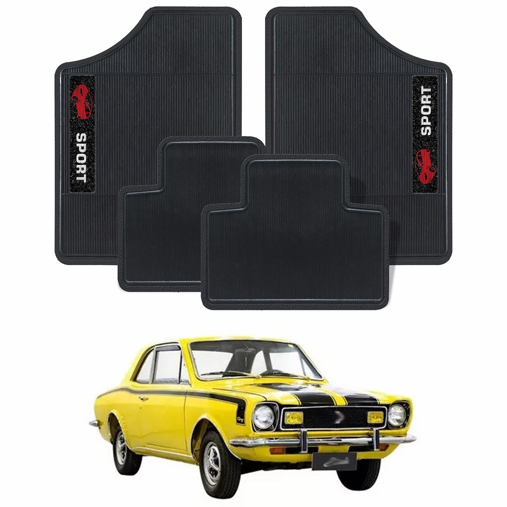 Tapete Personalizado para o Ford Corcel 04 Peças