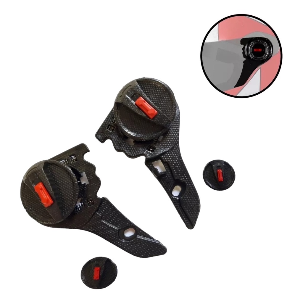 Kit Reparo Completo Botão Fixação Fw3 Ls2 Ff358 Ff396 em Oferta na Shopee