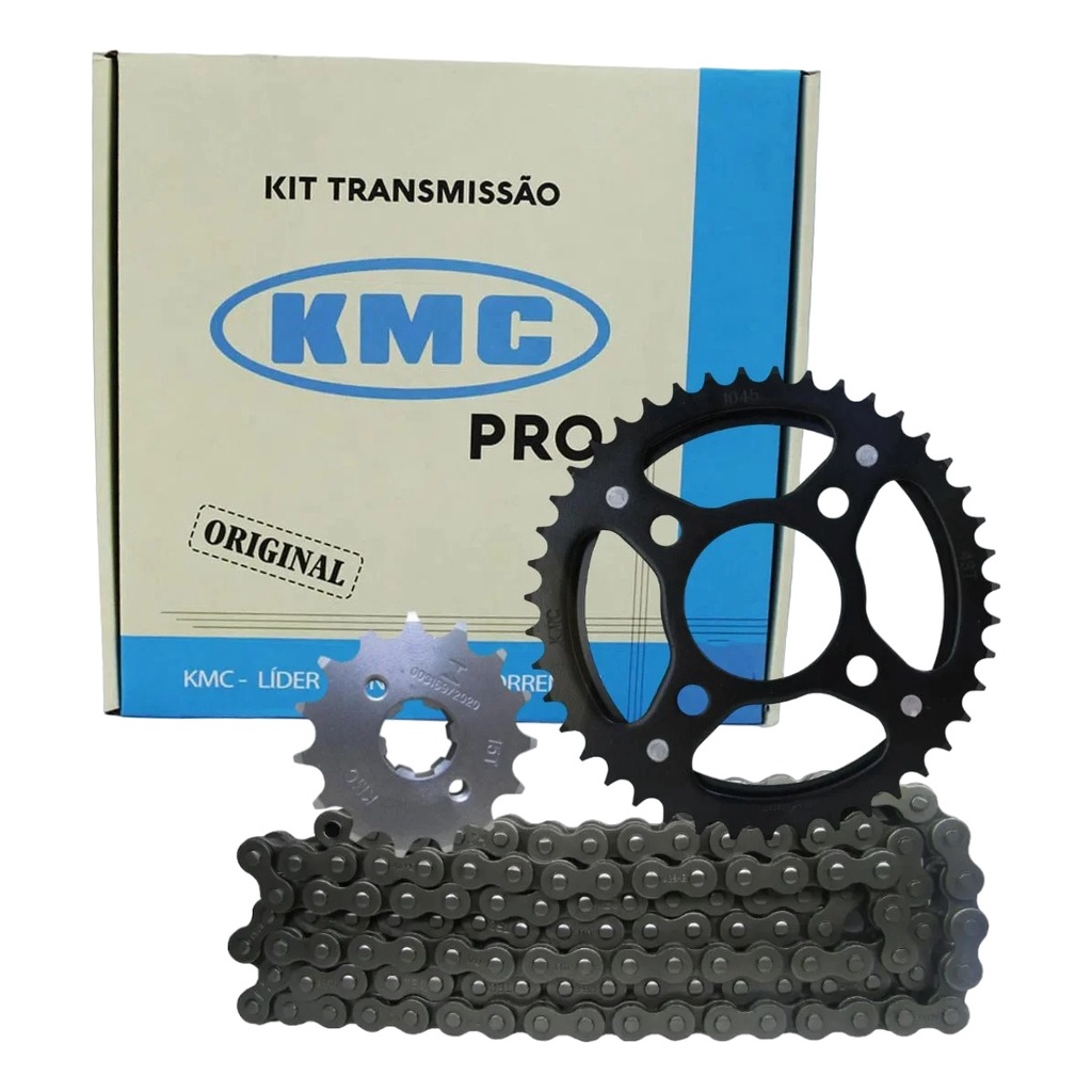 Kit Relação Transmissão Kmc Pro - Cg Titan Fan 150 2004-2015 em Oferta na Shopee