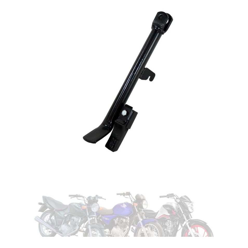 Cavalete Lateral Descanso Com Borracha Cg Titan Fan 125 150 em Oferta na Shopee