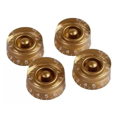 4 KNOB PARA GUITARRA LES PAUL KB-LP GD DOURADO STRINBERG
