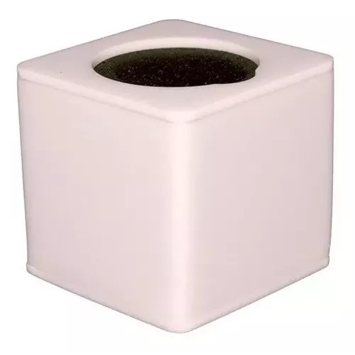 CANOPLA PARA MICROFONE ACRILICO BRANCO QUADRADO 60045 HOOK