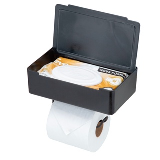 Porta Papel Higiênico e Suporte Lenço Umedecido c/ Apoio para Celulares Arthi Adesivo 3M em Oferta na Shopee