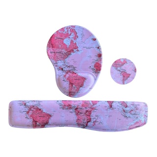 Kit ergonômico Mapa Rosa em Oferta na Shopee