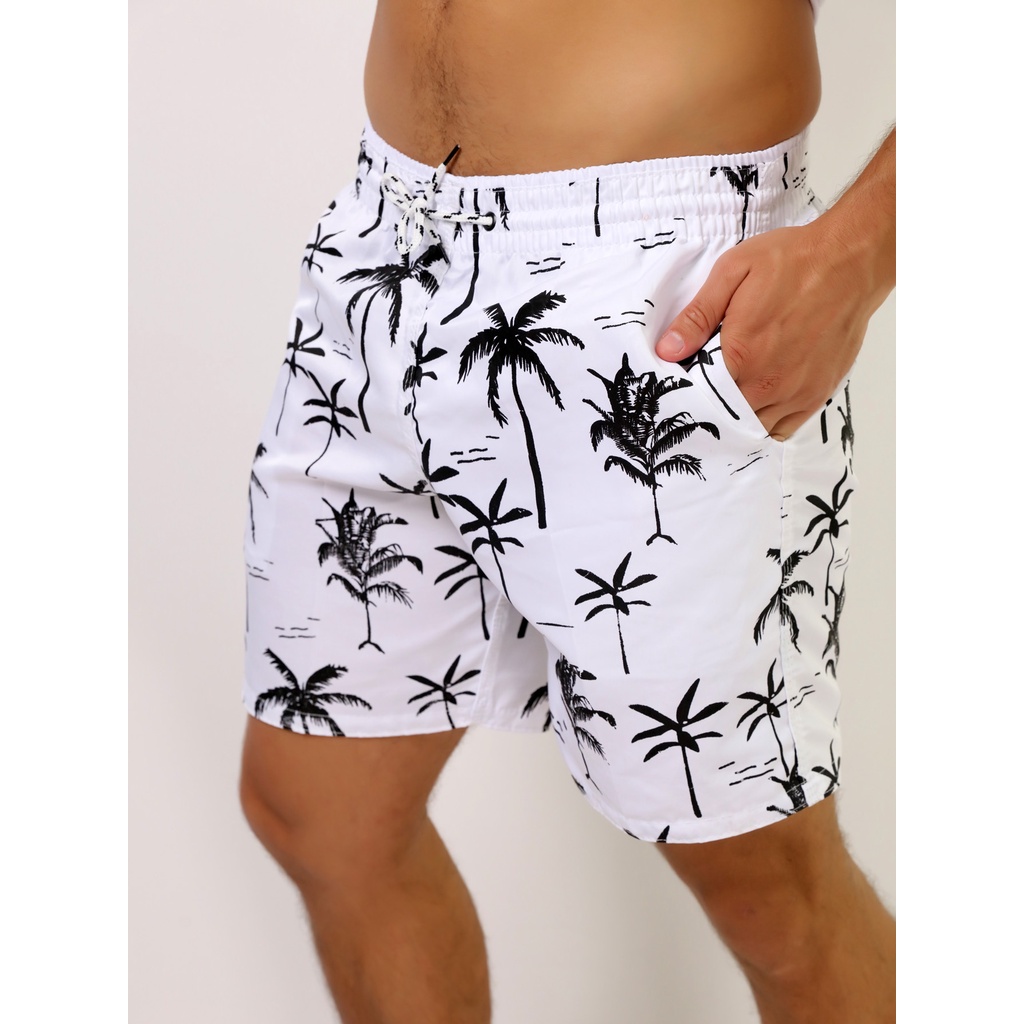 Short Tactel Grosso Masculino Mauricinho Adulto Surf Praia Piscina Secagem Rápida Academia Tamanho M - G3 — imagem 2 de 2